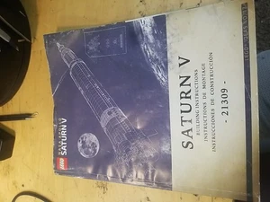 Lego Nasa Apollo Saturn V Rocket Building Instructions 21309 Manual Only - Picture 1 of 3