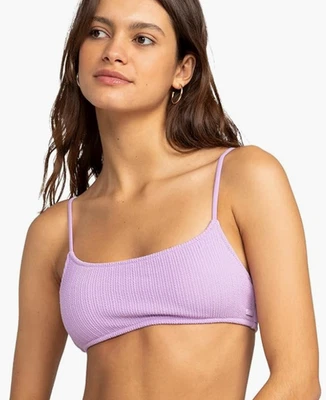 Top de natación ajustable de bikini bralette para mujer Roxy, púrpura de secado rápido talla XL 8271 Foto 1 de 3