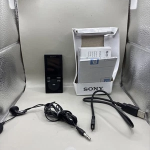 Reproductor MP3 Sony Walkman NW-E394 8 GB - negro probado con caja paquete de auriculares - Imagen 1 de 14