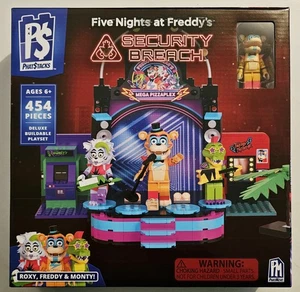 FIVE NIGHTS AT FREDDY'S SECURITY BREACH MEGA PIZZAPLEX DELUXE BUILDABLE PLAYSET - Picture 1 of 8