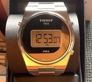 Tissot PRX Digital 40mm Sapphire Black Dial Men’s Watch - Picture 1 of 3