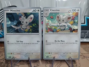 Minccino & Cinccino- 075 & 076/086 - Black Bolt - NM/M - Pokemon TCG - English - Picture 1 of 1