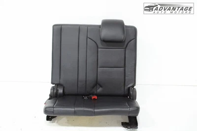 GMC Yukon 2017-2020 lado trasero izquierdo tercera fila asiento cuero negro OEM Foto 1 de 4