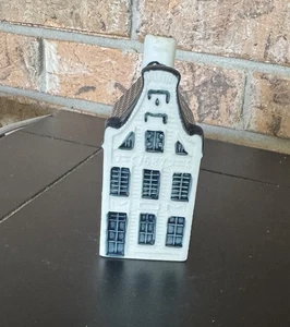 KLM Blue Delft Miniature House #13 | Dutch Collectible Trinket | Empty - Picture 1 of 10