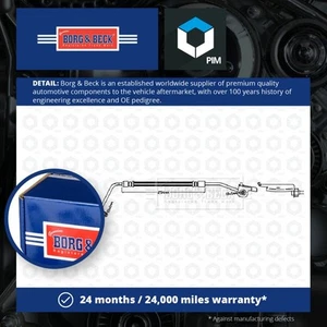 Brake Hose fits JAGUAR XF X250 2.2D Rear Left 11 to 15 Hydraulic B&B C2Z26186 - Picture 1 of 2
