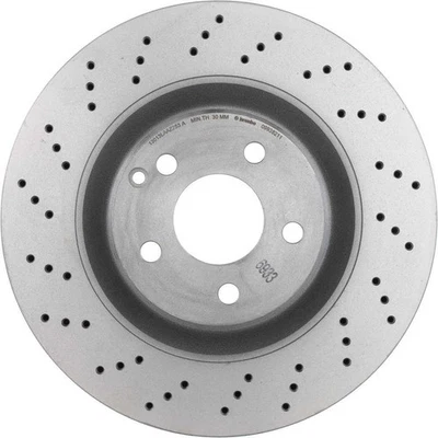 Premium Uv Coated Oe Replacement Disc Brake Rotor fits 2001-2006 Mercedes-Benz C Foto 1 de 4