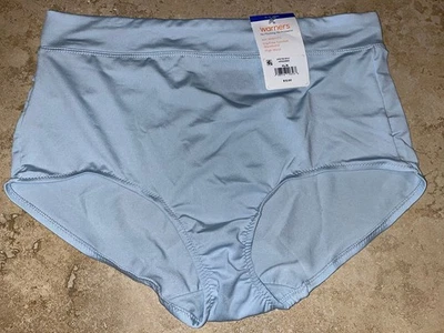 NWT Warners No Pinching No Problem Microfiber Blue Brief Panty 5738 XL 8 - Image 1 of 2