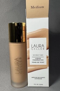Laura Geller Double Take Liquid Foundation Medium 1 Oz New In Box - Picture 1 of 3