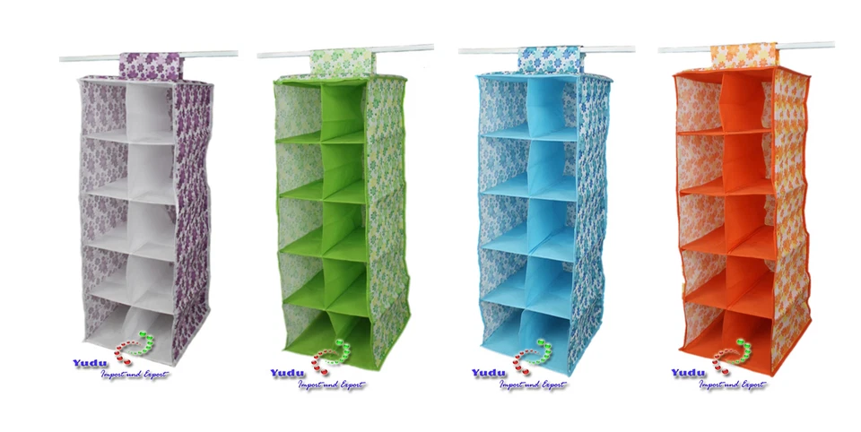 Textil Organizer Hängeregal Schrankeinhänger 10 Fächer
