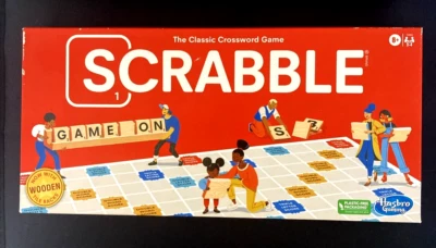 Scrabble Board Game, Classic Word Game For Kids Ages 8 and Up, Fun Family Game - Image 1 of 4