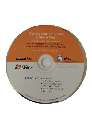 Pantech Duo Windows Mobile CD-ROM USB Device Drivers - Image 1 of 4