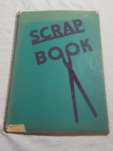 VTG WWII World War 2 Scrap Book, Newspaper Clippings Photos Political Cartoons - Imagen 1 de 9