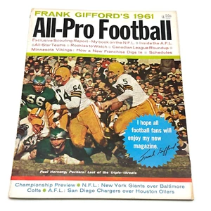Frank Gifford’s 1961 All-Pro Football Magazine NFL Vintage Sports Collectible - Picture 1 of 2