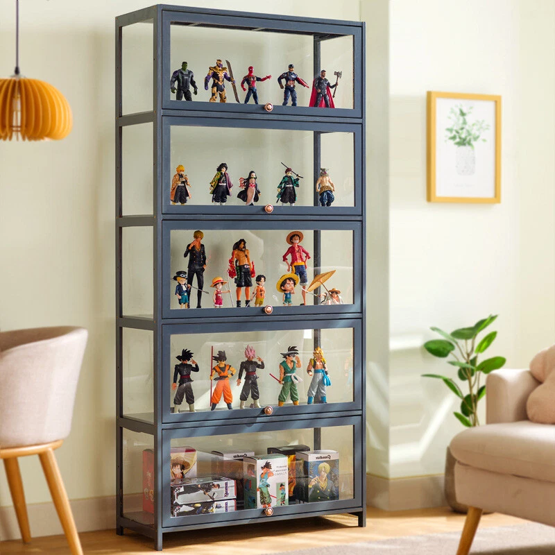 Armadietto Vetrina Scaffale Acrilico Multistrato librerie singola/doppia Porta - Imagen 1 de 4