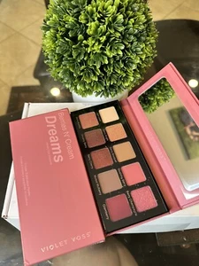 New Violet Voss Berries N' Cream Dreams 10 Color Velvety Eye Shadows Palette . - Picture 1 of 4