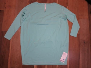Abito donna Lululemon LW1DERS selvaggio verde menta schiena in azione manica lunga taglia 8 - Foto 1 di 10