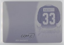 2017 Leaf ITG Used Jumbo Patch Printing Plate Magenta 1/1 Jeff Hackett 0h1