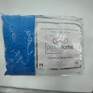 Posh Home Premium King Waterproof Mattress Protector New Free Shipping - Picture 1 of 2