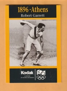 Robert Garrett 1995 Kodak Olympics Card Princeton Tigers - Picture 1 of 2