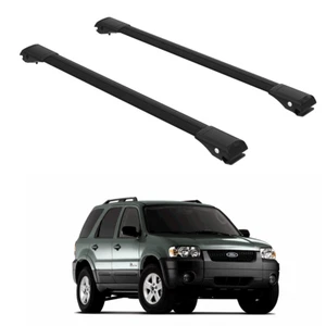Roof Rack Cross Bars to Ford Escape Since 2013 Black Set 2 Pcs - Picture 1 of 20