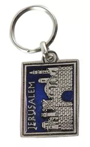 Porte clés Hamsa JERUSALEM souvenir d'Israël idée cadeau porte bonheur Judaïca - Imagen 1 de 6
