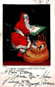 Postcard Merry Christmas from Santa Claus - Imagen 1 de 2