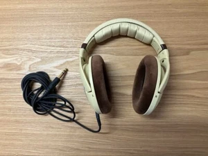Sennheiser HD 598 Cream Over Ear Headphones Open Back Tested Working - Picture 1 of 4