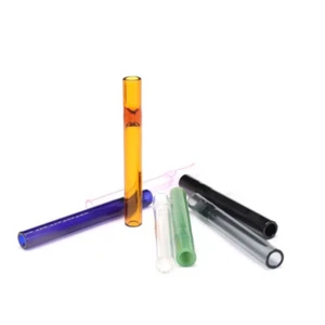 5 pezzi pipa vetro tabacco spesso riutilizzabile un battitore tubo fumo pipa 100 mm - Foto 1 di 10