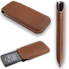 caseroxx Business-Line Poche pour Nokia 6300 / 6300i en brun fait de Cuir artifi