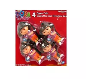 Dora the Explorer Zipper Pulls #sclp1484, 4/ pkg, Dora Party Favor - Picture 1 of 2