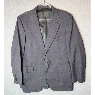 Warren Sewell Sport Coat Mens 42R Gray Textured Fabric 2 Button 1 Vent - Image 1 of 4