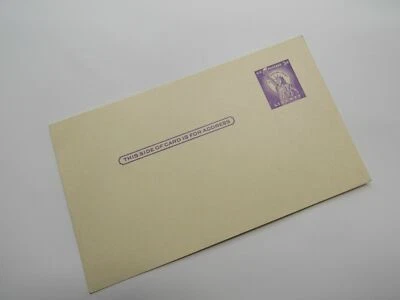 USPS Scott UX46 3c Violet Statue of Liberty G (Good) Postal Card - Image 1 of 4