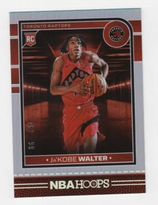 2024-25 NBA HOOPS BASKETBALL SILVER FOIL 163/199 RC JA'KOBE WALTER RAPTORS #249 - Picture 1 of 2
