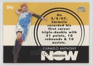 2007-08 Topps Generation Now Carmelo Anthony #GN2