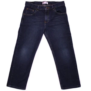 Wrangler Jeans Boys Size 12 Husky Blue Adjustable Waist Flex Denim-(29 x 22.25) - Picture 1 of 21