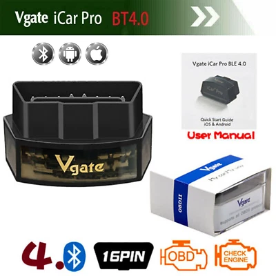 Vgate iCar Pro ELM327 OBD2 Scanner Auto Diagnose OBDII BT 4,0 Für Android IOS - Bild 1 von 4