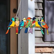 Ornamento da Appendere Alle Finestre con Uccelli Colorati Multicolori, Ucce9129
