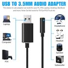 Headphone Usb Sound Card Computer Sound Card Jack Cable Audio Adapter