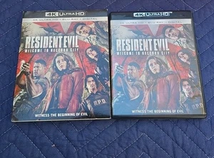 RESIDENT EVIL WELCOME TO RACCOON CITY 2021 4K UHD + BLU-RAY + SLIPCOVER  - Picture 1 of 2