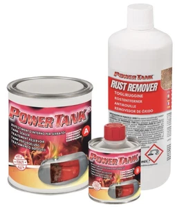 POWER TANK KIT MEDIO PER TRATTAMENTO RIPARA SERBATOIO MOTO ARRUGGINITO 25 LITRI - Imagen 1 de 12