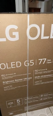 LG 77 inch OLED evo G5 4K UHD Smart TV + Wall Mount – 2025 Model – OLED77G5WUA - Image 1 of 2