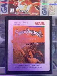 SwordQuest WaterWorld Atari 2600 VCS SWORD QUEST WATER WORLD CART ONLY TESTED - Picture 1 of 3