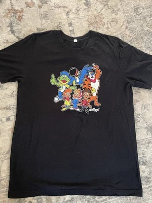 Camisa Kellogg’s Cereal The Breakfast Club Para Hombre Talla Grande Negra Tony The Tiger Foto 1 de 2