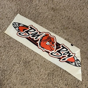 15” Large OEM New Bad Boy Mowers "Mow With An Attitude" Sticker Decal - Picture 1 of 6