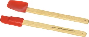 Norpro - 3000R 2-Piece Mini Spatula Set, Red 2-Piece, - Picture 1 of 3