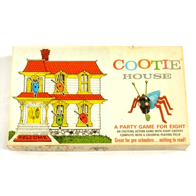 Cootie House Board Game 1966 Schaper Manufacturing Vintage - Image 1 of 4