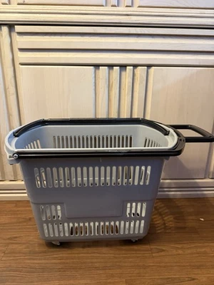 40 cestas de compras rolantes de supermercado com alça ABS (Leia a descrição!!) - Imagem 1 de 4