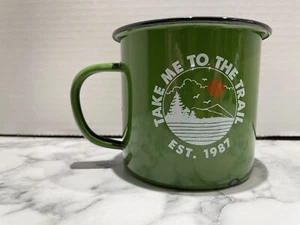 Ozark Trail Cup “Take Me To The Trail” 17 oz Camping Mug Green - Picture 1 of 6