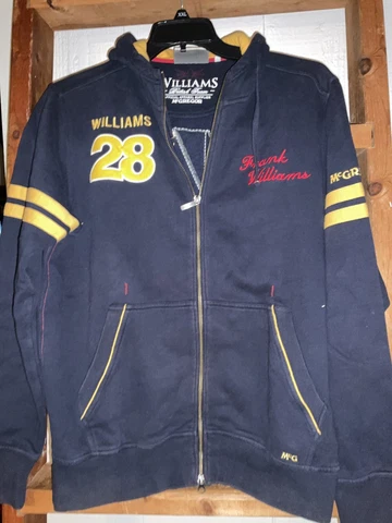 frank Williams grand prix engineering jacket f1 racing sz l hood Macgregor Cover