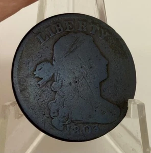   1803 DRAPED BUST LARGE CENT GOOD CONDITION   - Picture 1 of 2